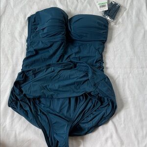 Jantzen Tummy Control Rockin’ Moroccan Swim One Piece with Adjustable Straps